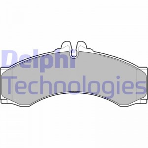 Комплект тормозных колодок, диско LP1046 DELPHI