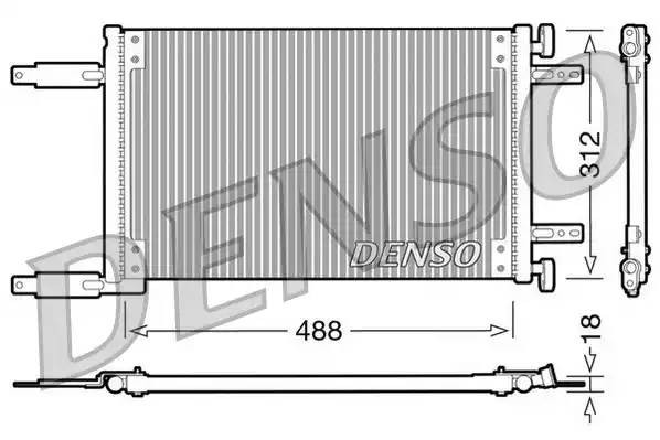 Конденсатор, кондиционер DCN09041 DENSO