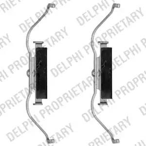 Комплектующие, колодки дискового тормоза LX0490 DELPHI
