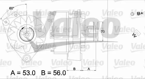 Генератор 436191 VALEO PHC