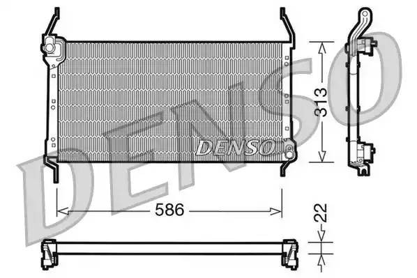 Конденсатор, кондиционер DCN09013 DENSO