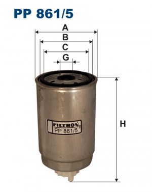 Фильтр топливный PP8615 FILTRON