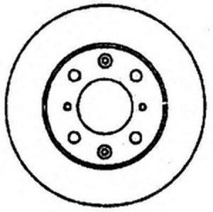 Тормозной диск 561039B BENDIX JURID