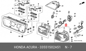 Деталь 33551S02A51 HONDA