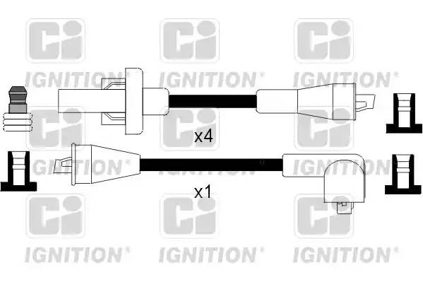 Ккомплект проводов зажигания XC1067 QUINTON HAZELL