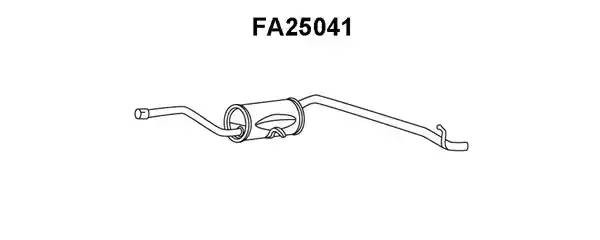 Глушитель выхлопных газов конечный FA25041 VENEPORTE