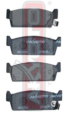 Колодки тормозные дисковые AKD-22202 AKYOTO