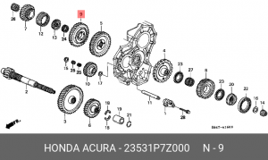 Деталь 23531P7Z000 HONDA