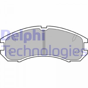 Комплект тормозных колодок, диско LP595 DELPHI