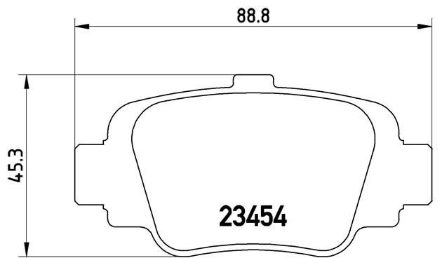 Комплект тормозных колодок, диско P56032 BREMBO