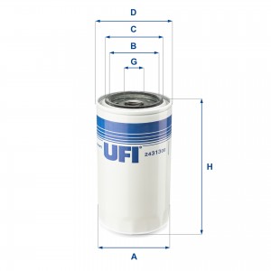 Топливный фильтр 24.313.00 UFI