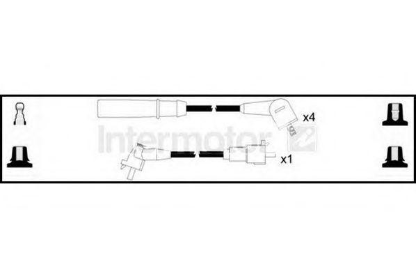 Ккомплект проводов зажигания 76020 STANDARD