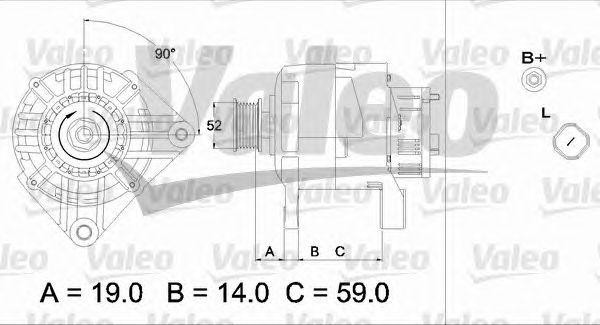 Генератор 437437 VALEO PHC