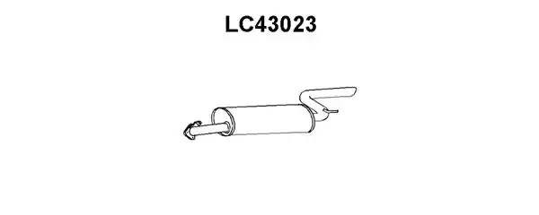 Глушитель выхлопных газов конечный LC43023 VENEPORTE