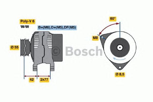 Генератор 0123310023 BOSCH