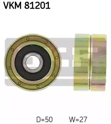 Паразитный / Ведущий ролик, зубчатый ремень VKM81201 SKF