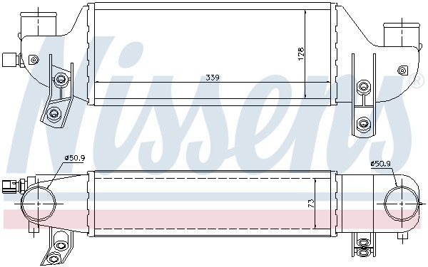 Интеркулер 96693 NISSENS