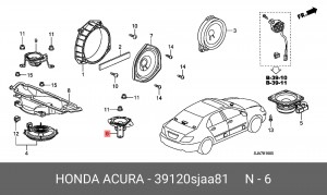 Деталь 39120SJAA81 HONDA