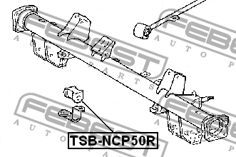 Втулка стабилизатора TSB-NCP50R FEBEST