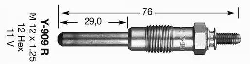 Свеча накаливания 4602 NGK NTK
