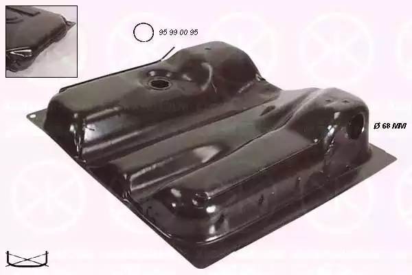 Топливный бак 9557008 KLOKKERHOLM