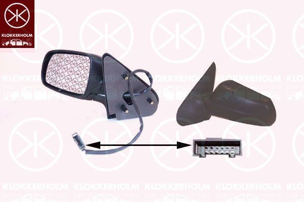 Наружное зеркало 66081041 KLOKKERHOLM