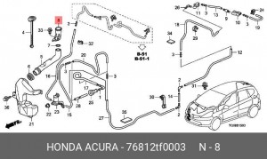 Деталь 76812TF0003 HONDA