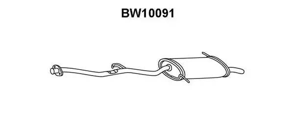 Глушитель выхлопных газов конечный BW10091 VENEPORTE
