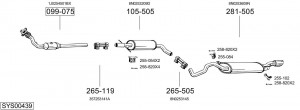 Катализатор 099451 BOSAL