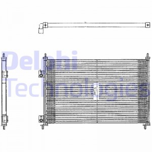 Конденсатор, кондиционер TSP0225209 DELPHI