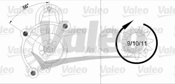 Стартер 433305 VALEO PHC