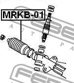 Пыльник рулевой рейки (комплект) MRKB-01 FEBEST