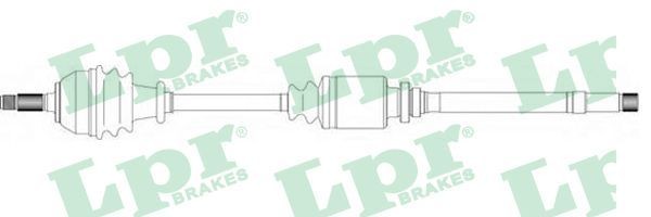 Приводной вал DS38058 LPR