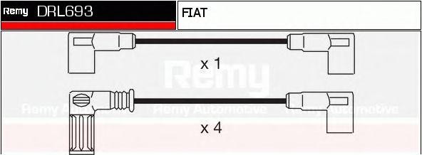 Ккомплект проводов зажигания DRL693 DELCO REMY