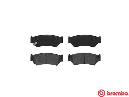 Комплект тормозных колодок, диско P79008 BREMBO