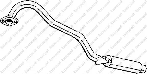 Глушитель выхлопных газов конечный 145-003 BOSAL
