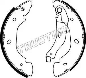 Комплект тормозных колодок 040148 TRUSTING
