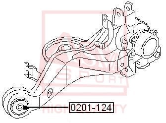 Рычаг подвески 0201-124 ASVA