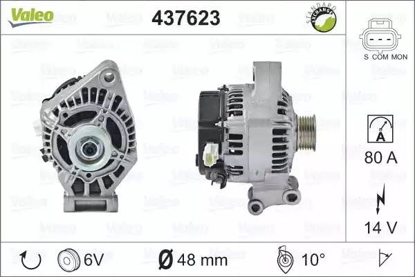 Генератор 437623 VALEO PHC