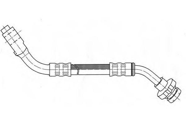 Тормозной шланг FHY2347 FERODO