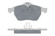 Комплект тормозных колодок, диско SP303 SCT