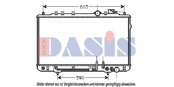 Радиатор, охлаждение двигател 560050N AKS DASIS