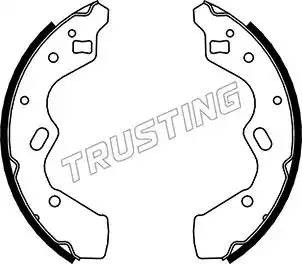 Комплект тормозных колодок 049.153 TRUSTING