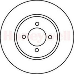 Тормозной диск 561056B BENDIX JURID