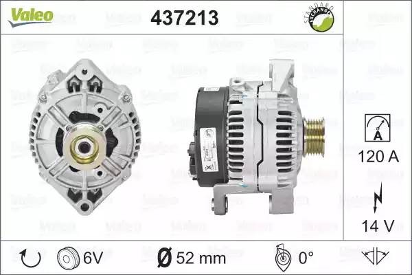 Генератор 437213 VALEO PHC