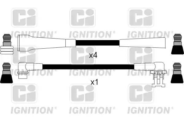 Ккомплект проводов зажигания XC302 QUINTON HAZELL