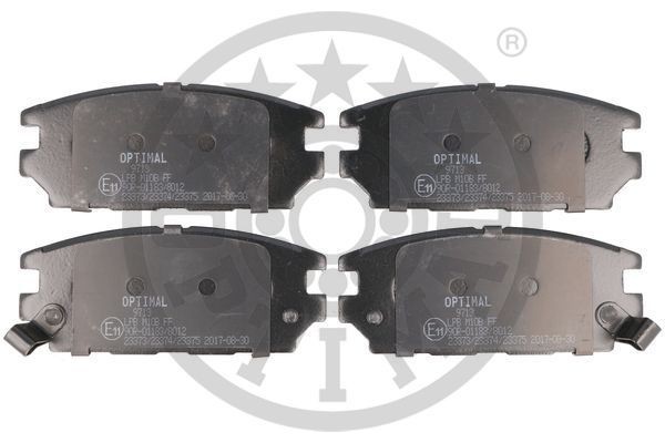 Комплект тормозных колодок, диско 9713 OPTIMAL