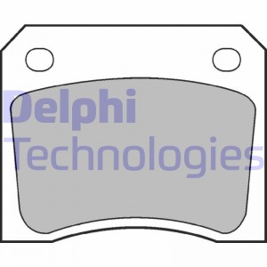 Комплект тормозных колодок, диско LP133 DELPHI
