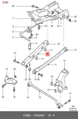 Деталь 1 054 467 FORD