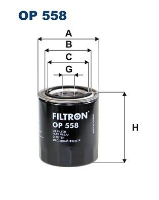 Фильтр масляный двигателя OP558 FILTRON